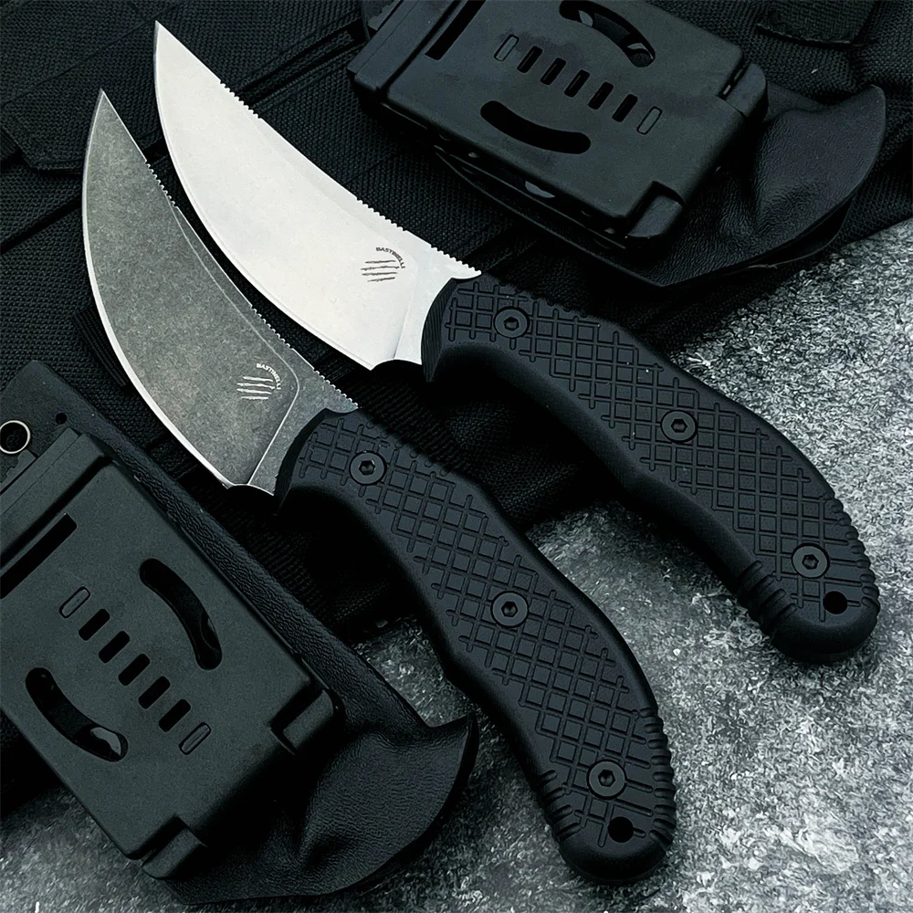 

Новый тактический нож с фиксированным лезвием, лезвие Stonewashed 5Cr13MoV, черная ручка G10 с ножнами, инструмент для выживания в кемпинге EDC, охоте, подарок