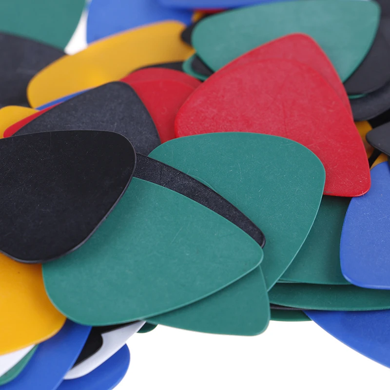100PCS Acoustic Bulk Celluloid Electric Colored Smooth Guitar Pick Pick Plectrum