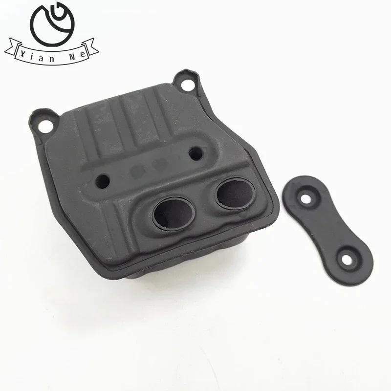 

45cc 52cc 58cc Chainsaw Two Holes Muffler Spare parts For 4500 5200 5800 Chain saw muffler