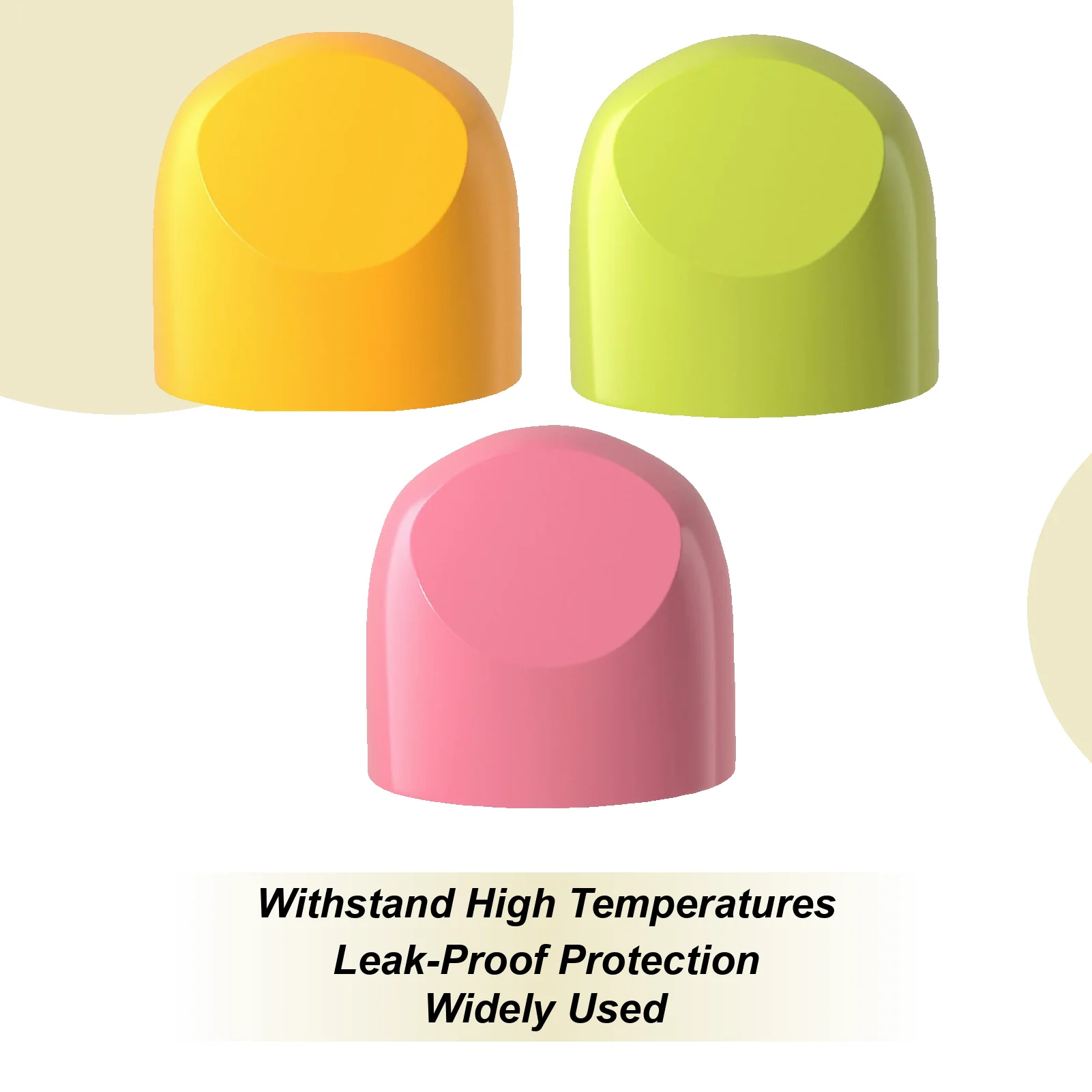 

Baby Bottle Caps Baby Nursing Bottle Cap 3 Piece Replacement Parts Convenient Feeding Accessories For Kids Milk Liquid Juice
