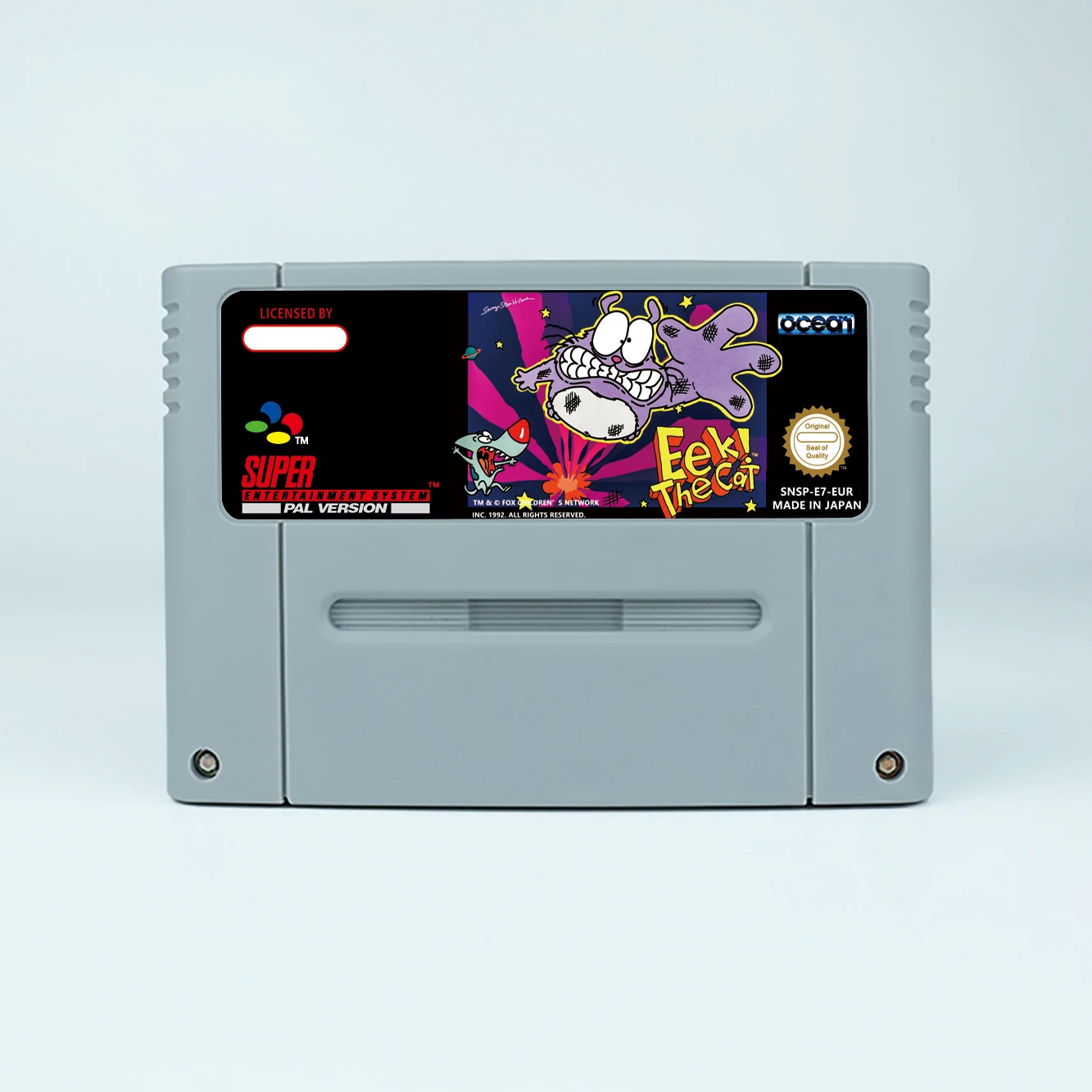 إيك! بطاقة ألعاب Cat Action لخرطوشة ألعاب الفيديو SNES EUR PAL USA NTSC 16bit