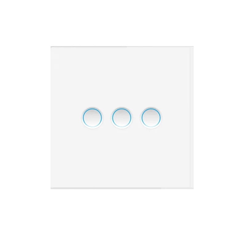 

ABKQ-Tuya Matter Smart Switch 1/2/3/4 Gang Wall Touch Light Switch Need Neutral Required For Alexa Google Home APP Voice Control