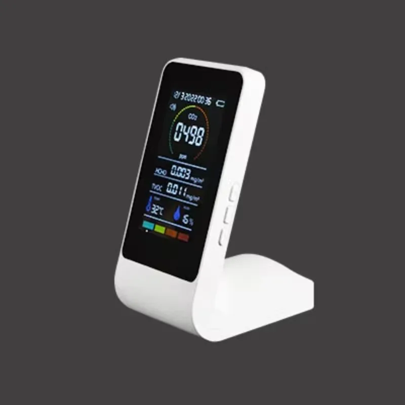 Latest Manufacturers Wholesale Air Quality Detectors, Household Portable Carbon Dioxide Formaldehyde Pollutant Monitors, Off The