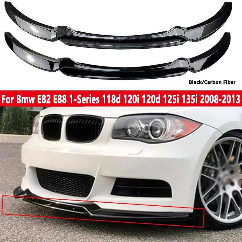 

Front Bumper Splitter Lip For Bmw E82 E88 1-Series 118d 120i 120d 125i 135i 2008-2013 Car Lower Body Kit Diffuser Splitter Guard