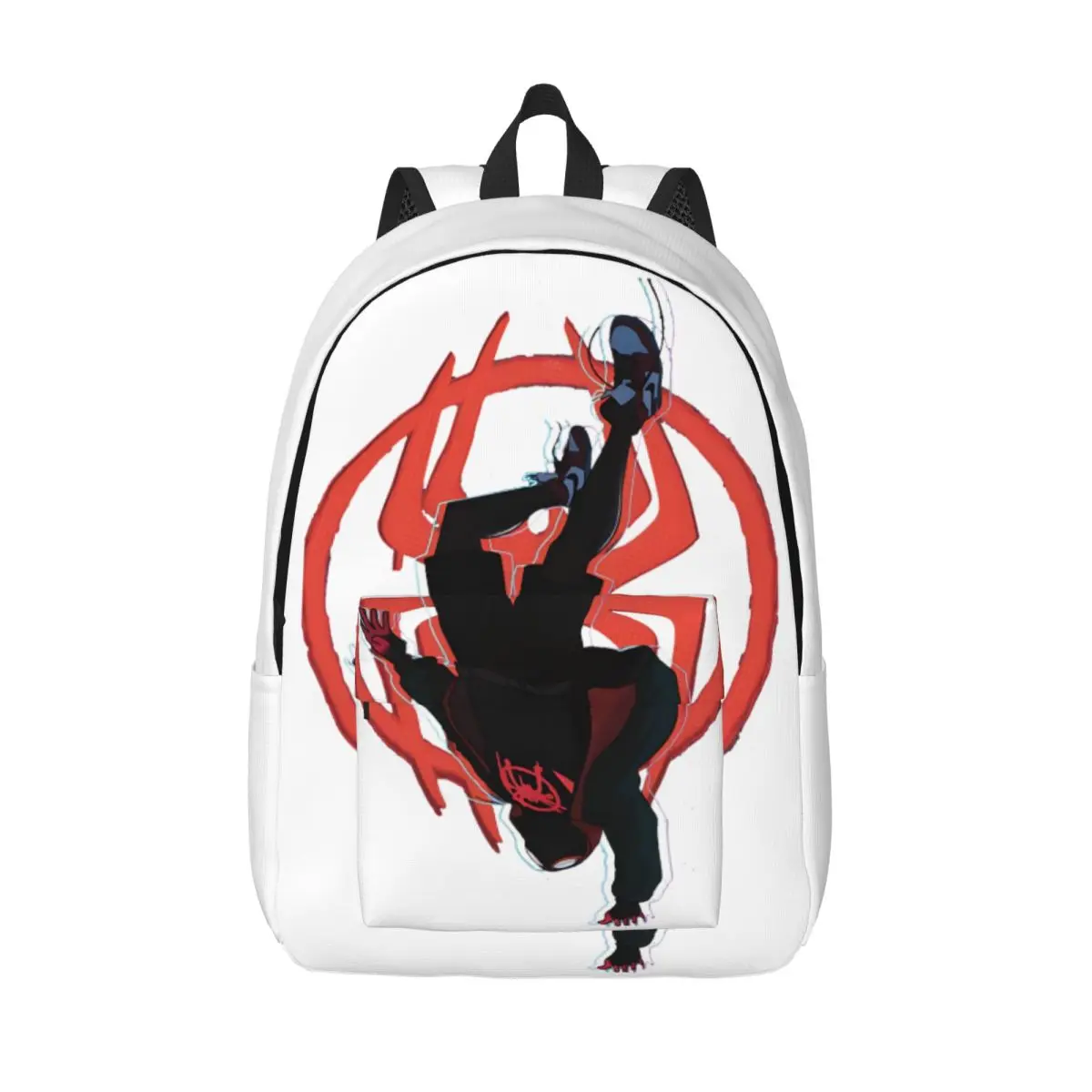 Miles Morales Backpack Marvel Spider-Man For Women Daily Camping Birthday Retro Washable Kindergarten Bag