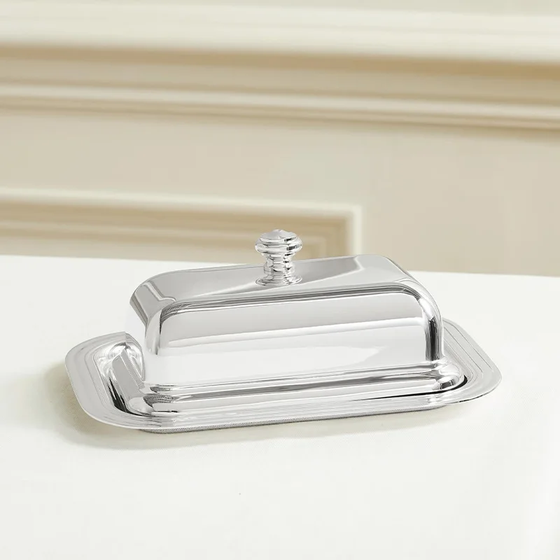 

Household cheese crisper butter cheese saucer with lid cake box