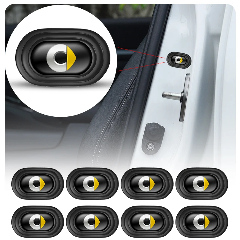 Car Door Auto Trunk Shock Absorber Mats Pads Accessories For Smart Fortwo 451 450 453 Forfour EQ Cabrio Crossblade ROADSTER