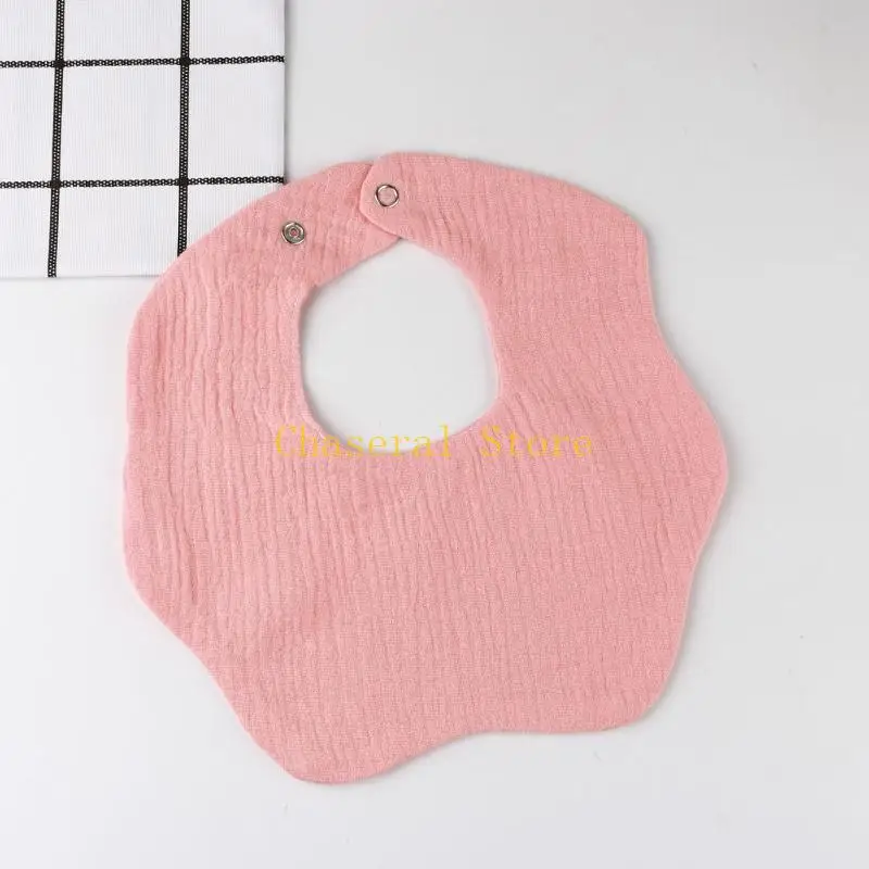 E7CE Baby BIB Oddychający nowonarodzone śliniące się ślinianie Crepe Bawełniany burp