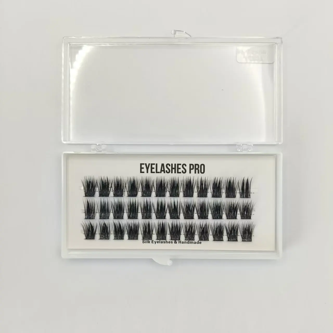 Z037 DIY Hand Made Eyelash Extension Segmented Flase Lashes  Lash Bundles Soft Ribbon Strip Eyelashes Makeup Lashes NEW