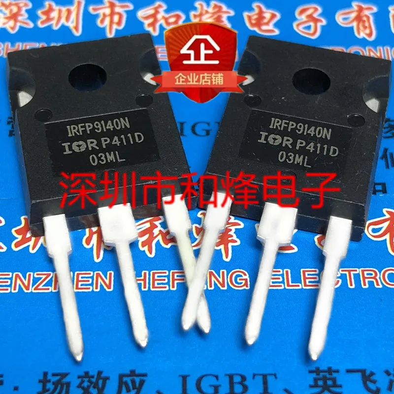 5PCS-10PCS IRFP9140N TO-247,MOS 100V -23A  Original On Stock Best Quality Quality Guarantee