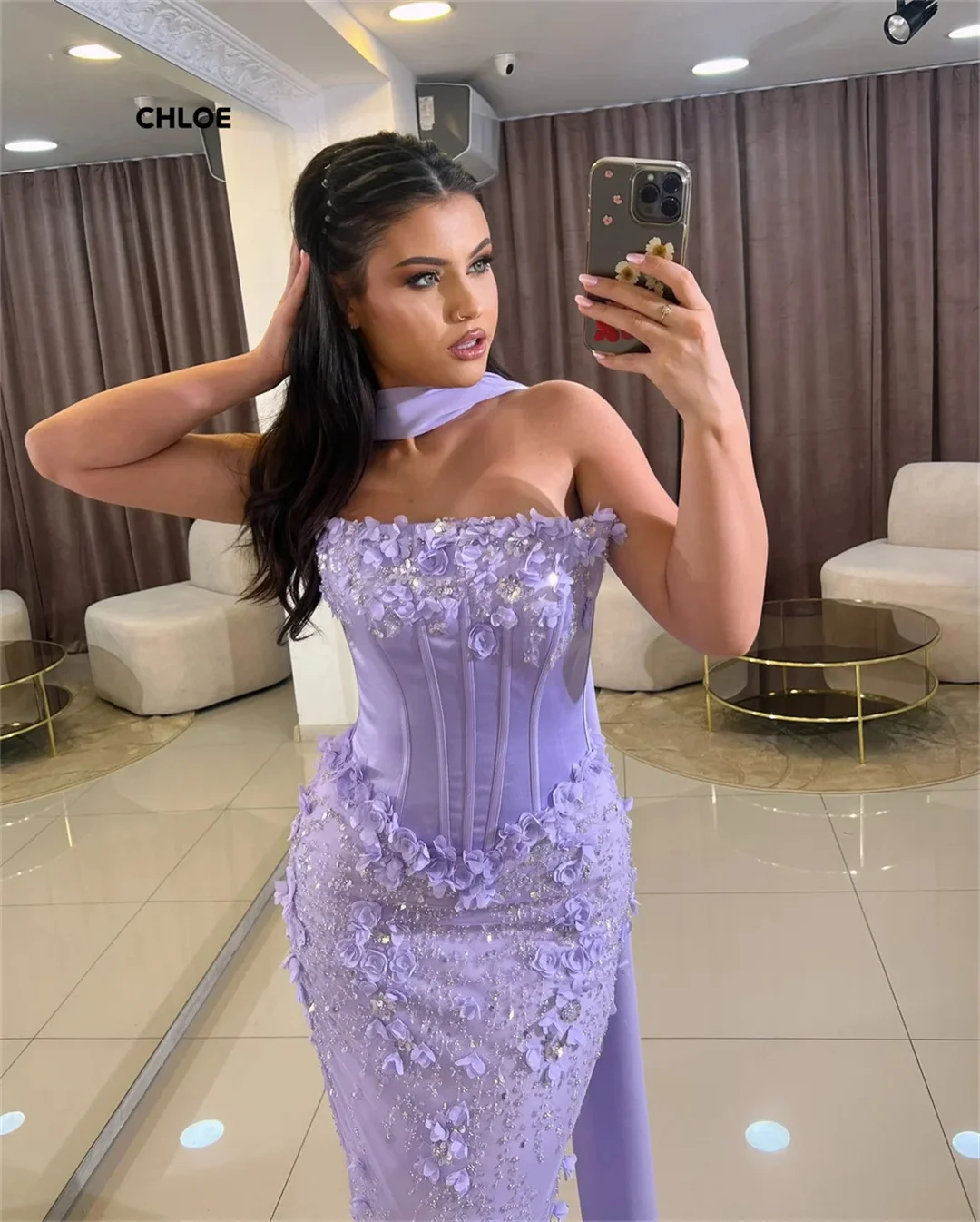 فساتين سهرة نسائية فاخرة مصنوعة حسب الطلب 2025 فستان سهرة نسائي فاخر حورية البحر عاري الكتفين بدون أكمام فساتين لحضور الحفلات الموسيقية الطويلة