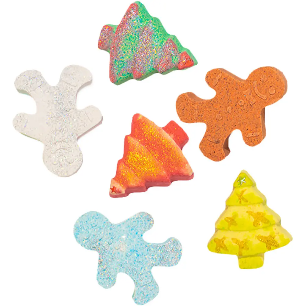 6pcs-gingerbread-man-bathing-bombs-christmas-bubble-bath-salt-bombs-with-essential-oils-natural-skin-moisturizing-exfoliating