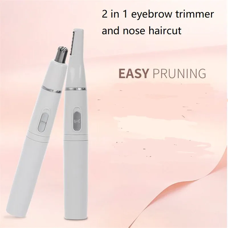 Elektrische Neus Tondeuse Voor Vrouwen Wenkbrauw Clipper Neus Kapsel Remover Been Lichaam Bikini Epilator Scheermes Dame Facial Scheerapparaat