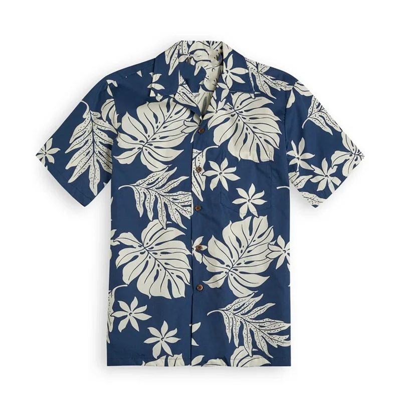 New Arrival Tropical Plant Y2k Clothes Mens Casual Hawaiian Beach Shirt Floral Shirts Men Women High Quality Holiday Clothing