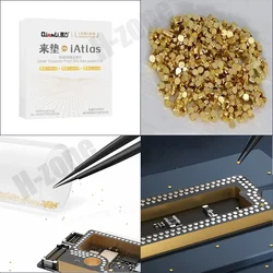 Qianli iAtlas 24k Solder Explosion Proof Gold-plated Foil in gold-plated for reballing precise electronics repair Easy to tin