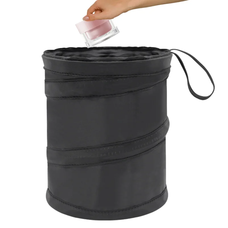 

Car Trash Bin Car Trash Bag Seat Back Foldable Portable Automotive Dustbin Leakproof Organizers To Store Automotive Supplies