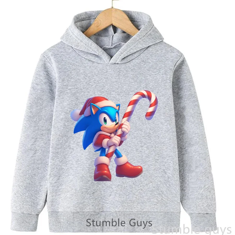 Anime Sonic enfants sweat à capuche Trucksuit automne garçons filles dessin animé vêtements cadeau de noël à la mode Match jupes sweat-shirt ​