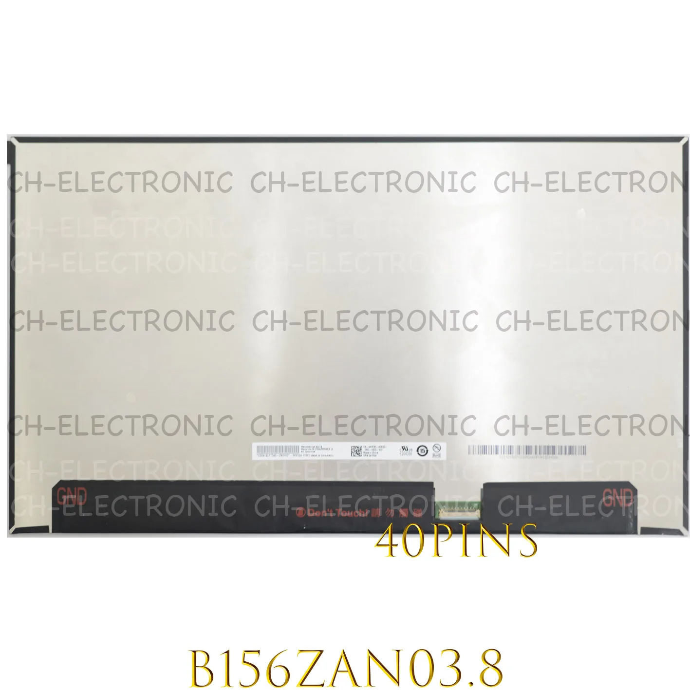 

15.6" B156ZAN03.8 B156ZAN03.7 B156ZAN03.6 LCD LED Screen 100% sRGB 40PINS UHD 3840*2160 4K Laptop Display Panel D/PN 047R3H