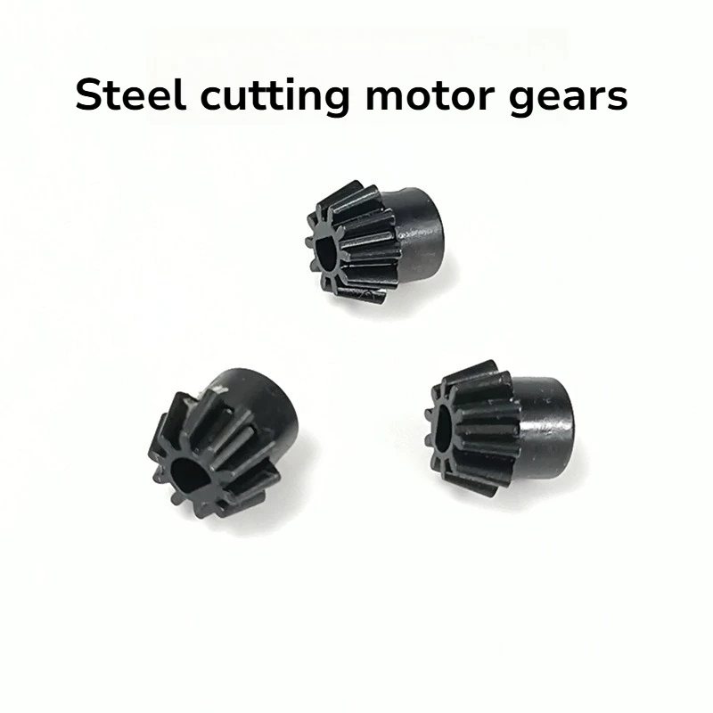 1/3/5PCS Wearproof Metal Bevel Motor Gear 10-Tooth D-Shaft Steel Machined Pinion Wheel Hobby Repair Parts For 460 480 Motorr