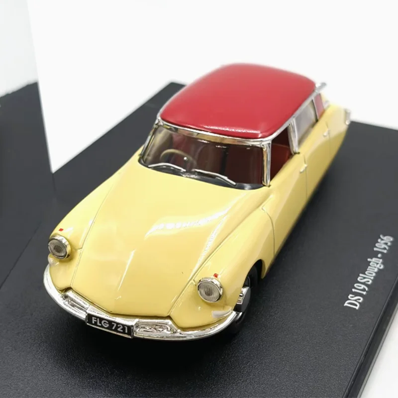 

Масштаб 1:43, Citroen DS 19 SIough-1956, имитация игрушечного автомобиля из сплава, модель статической коллекции, украшения, подарочные сувениры