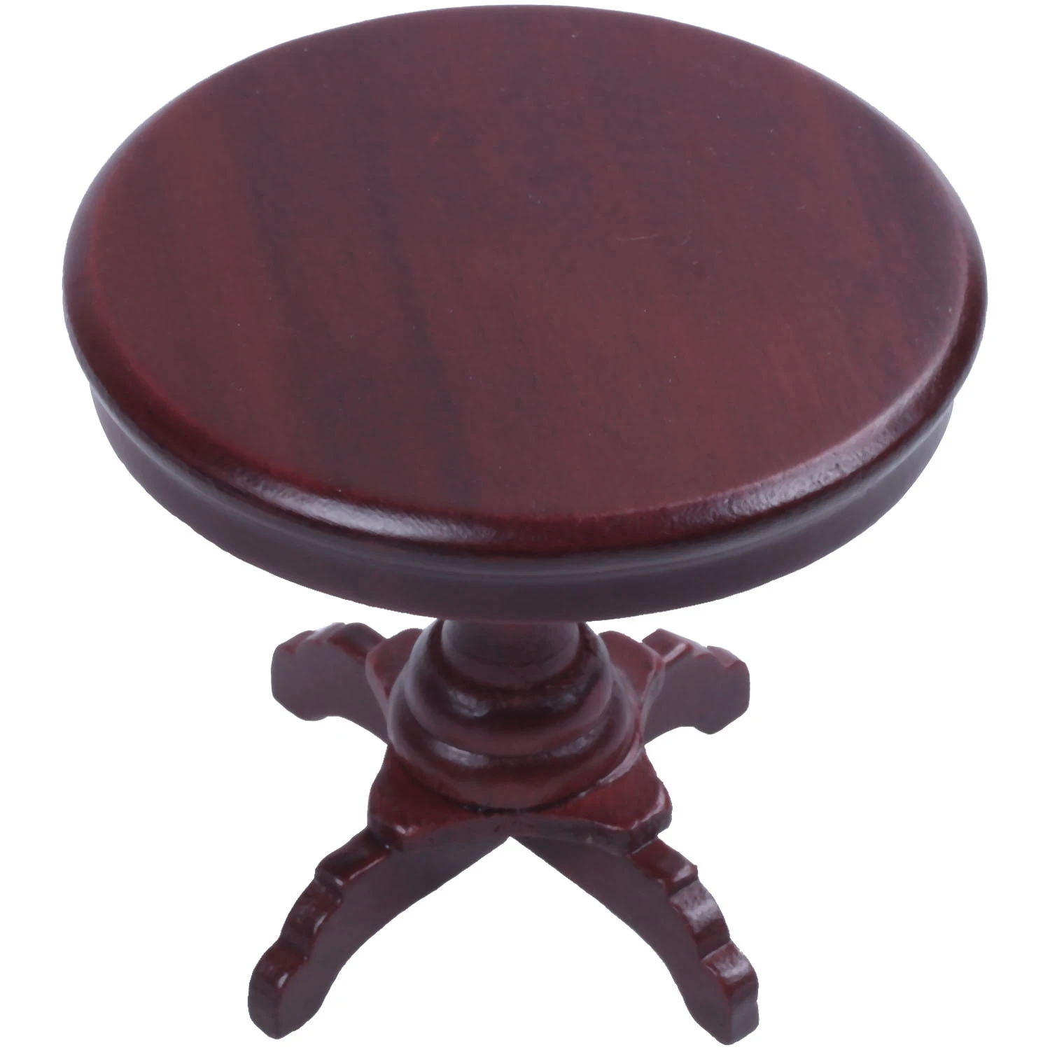 1/12 Dollhouse Wooden Furniture Miniature Round Table