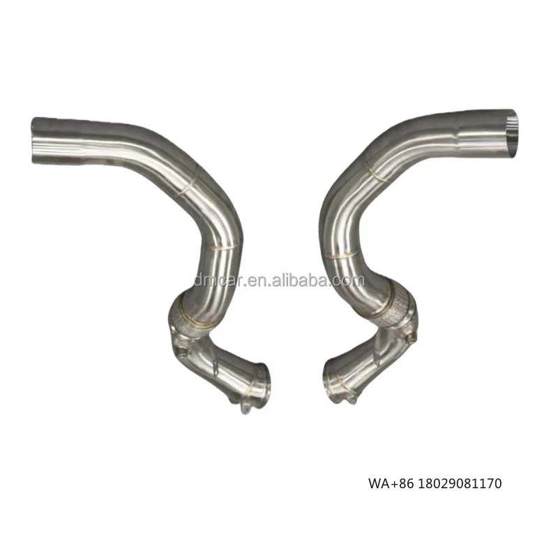 

Suitable for X6M straight through head high-performance downpipe modification and exhaust customization