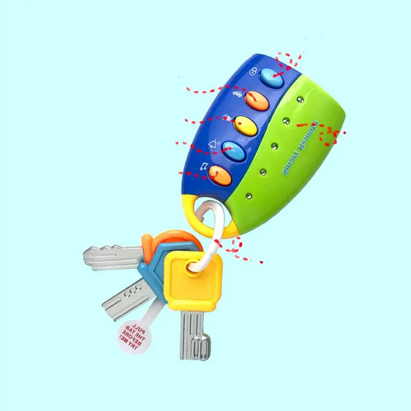 Mainan Kunci Mobil Musik Bayi Lucu Kualitas Premium Suara Mobil Remote Pintar Mainan Edukasi Bermain Peran