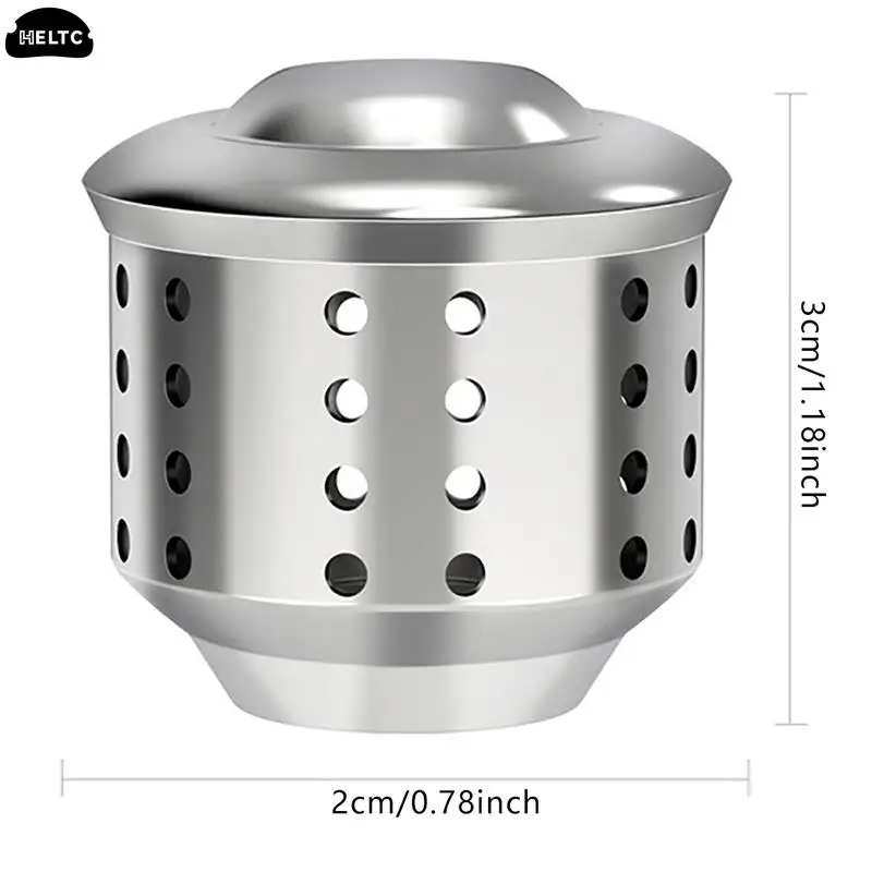 1Pc Universal Stainless Steel Universal Moka Pot Stovetop Espresso Aluminum Coffee Maker Accessories Anti-Splash Valve Cover