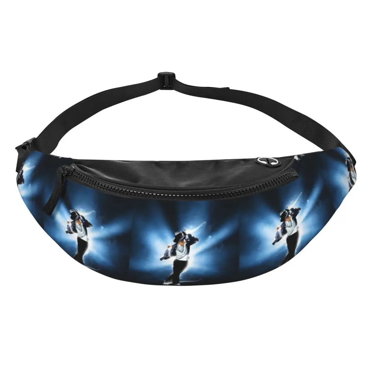 

Michael Jackson Musicians Singers Dancers Fanny Pack Men Women Crossbody Adjustable Waist Bag Travel Running Phone Pouch