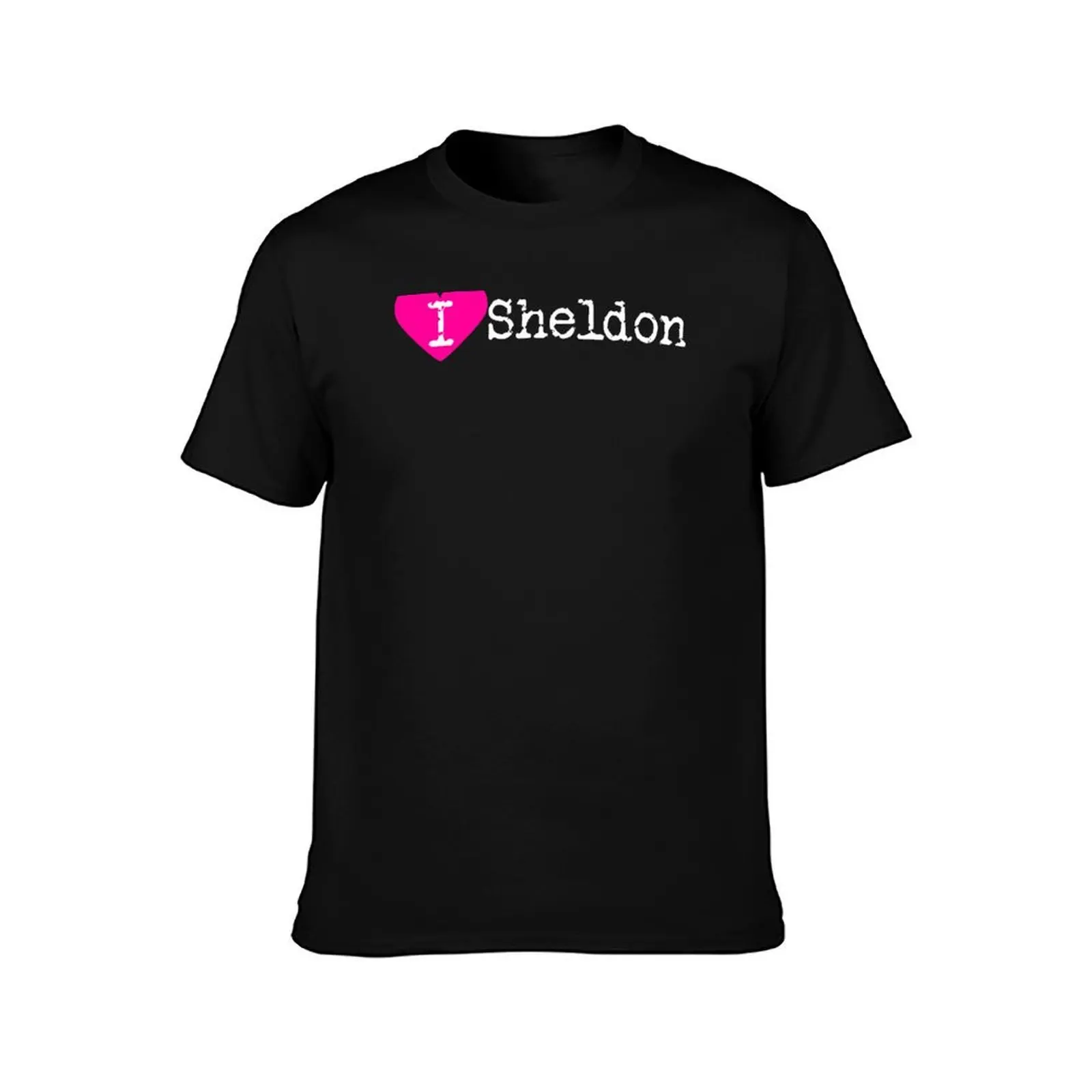 I Heart Sheldon | Love Sheldon T-Shirt, Summer Casual Cotton Tee, Oversized Streetwear Tops, Vintage Graphic Print, 100% Cotton