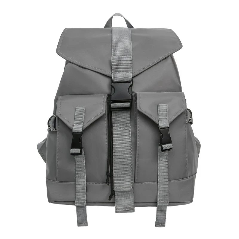 Large Capacity Computer Bag student shoolbag new High Quality Neutral Style Contrasting Multi pocke Backpack Fashion Travel Bag