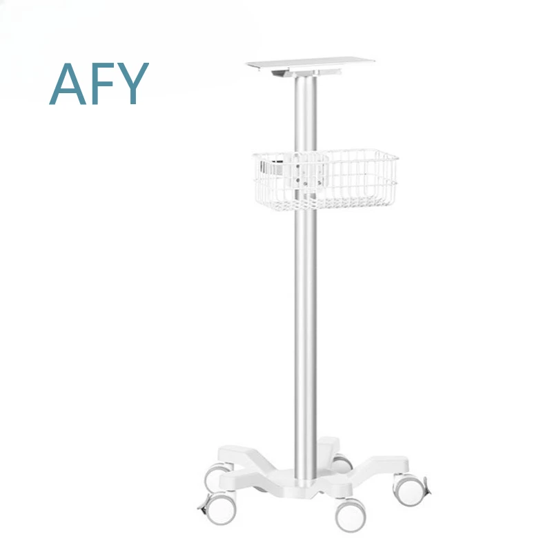 All-in-one Mobile Workbench Trolley for Patient Monitoring Vital Signs with Silent Universal Wheels Medical Equipment
