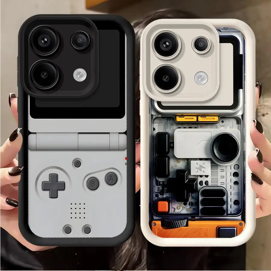 حافظة ناعمة من البولي يوريثان لهاتف Xiaomi Redmi 14C 10A 10C 12C A2 A1 Plus 13C 9C A3 A5 9T 9A فن الآلة المتقدمة #6