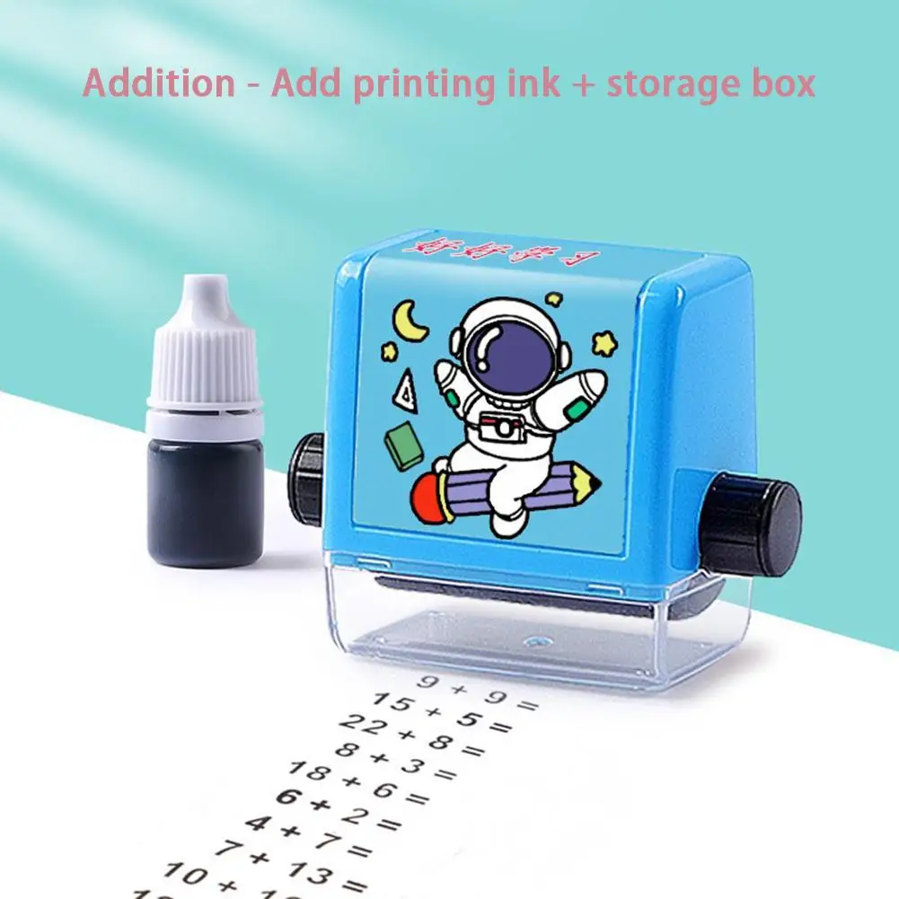 Печать для преподавания сложения/вычитания/умножения/деления для студентов, цифровая печать на роликах для обучения и тренировок