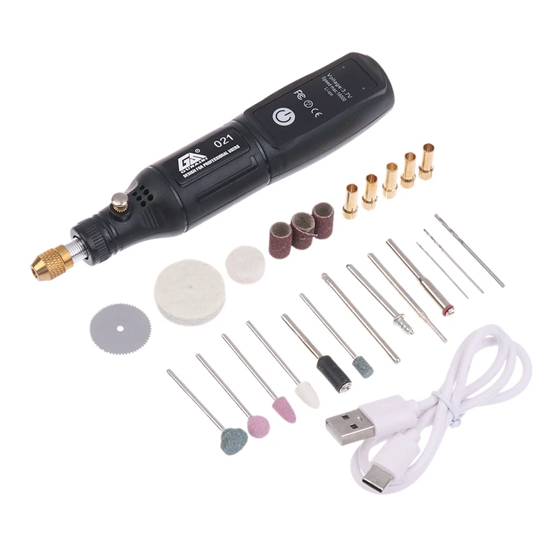 

Fixed Speed Electric Polishing Pen Powered by Lithium Battery for Carving and Drilling