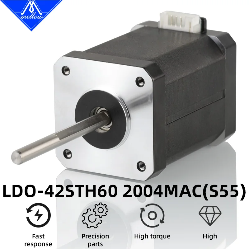 Mellow 17 Stepper Diy  3D Printer Motor 55MM Long Axis LDO-42STH60-2004MAC(S55) Use For K1 Max