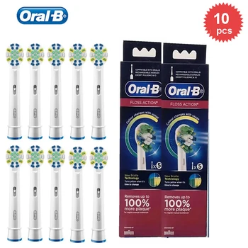 Orijinal Oral B Elektrikli Diş Fırçası Kafaları EB25 FlossAction Diş Arasında Derin Temiz Plak Yedek Fırça Kafaları Yedekler