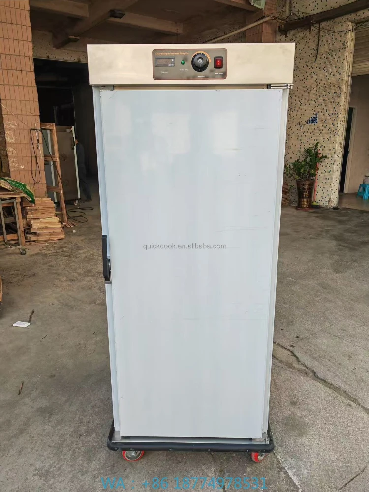 

Warmer Cart Upright Heated Holding Cabinet With Wheel Hot Selling Commercial Electric Banquet Trolley Mobile 11 Trays Food