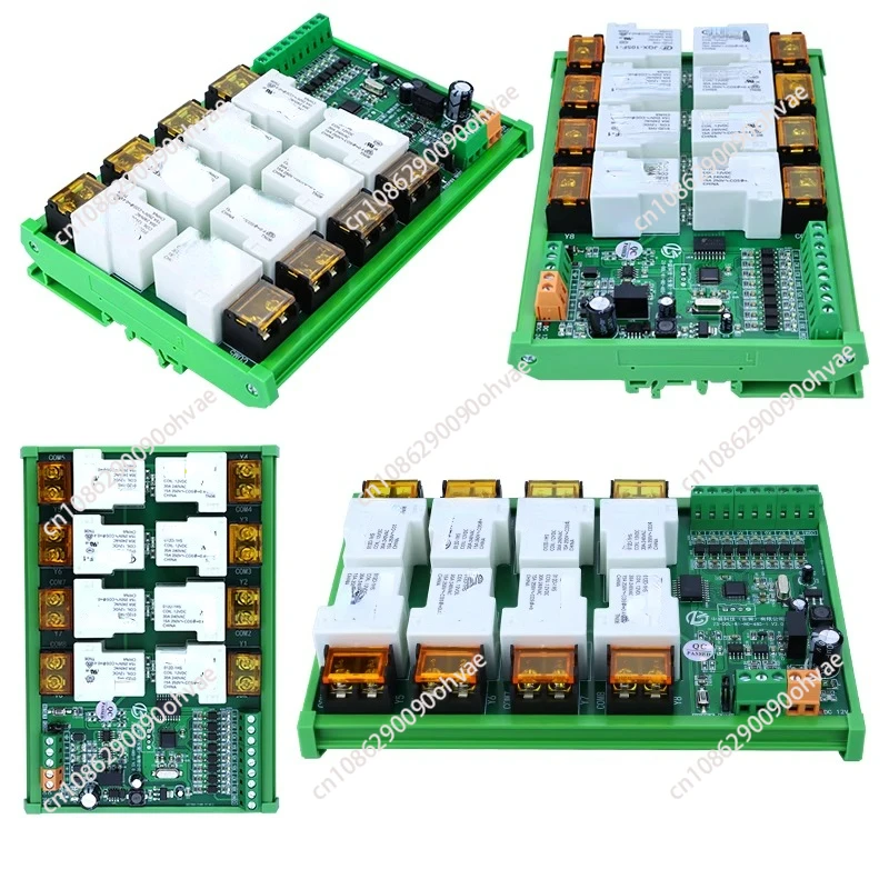 Relay Module Output Switch Digital Input 8 Channels Communication IO Expansion Control Board Electromagnetic