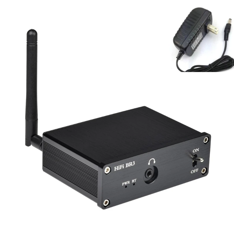 BR3 Lossless HIFI QCC5125 AptxHD LDAC BT5.0 Wireless Receiver Adapter ES9018K2M LDAC Decoding Optical Coaxial 3.5MMRCA