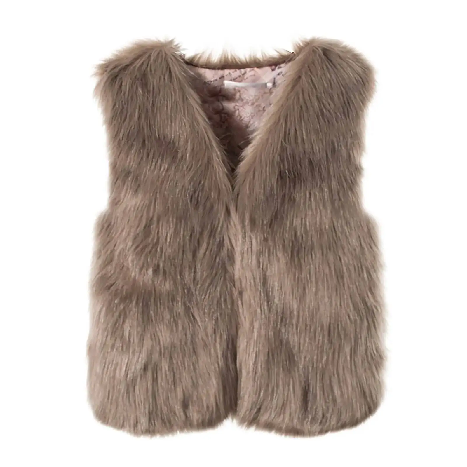 

Womens Vest New Female Waistcoat Faux Fox Fur Overcoat Winter Jacket For Women Thickened Warm Sleeveless Outwear Top