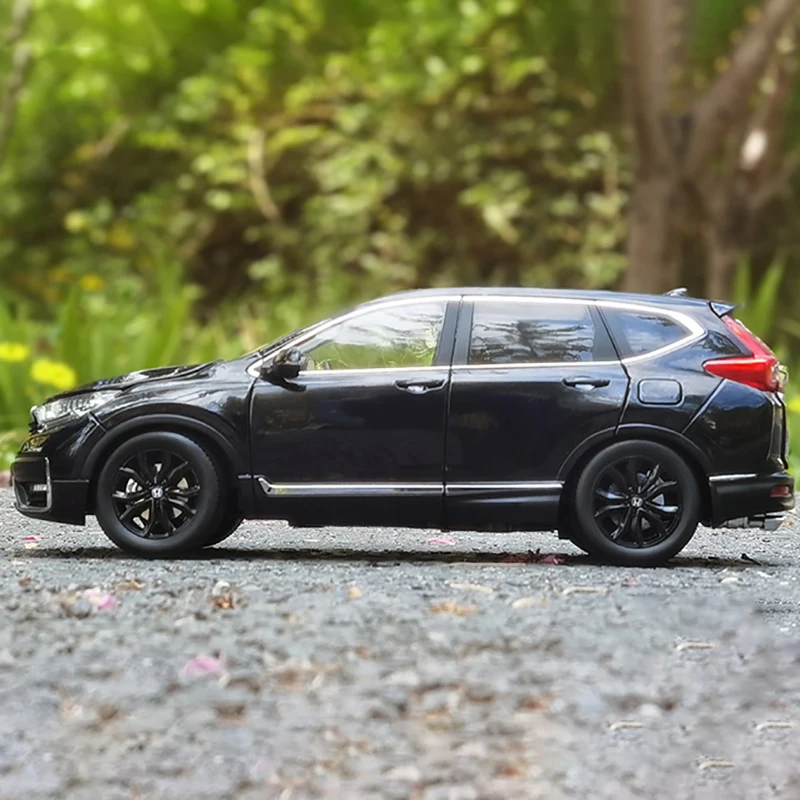 Domestic original 1:18 2021 CRV black jazz version SUV alloy car model car model collection