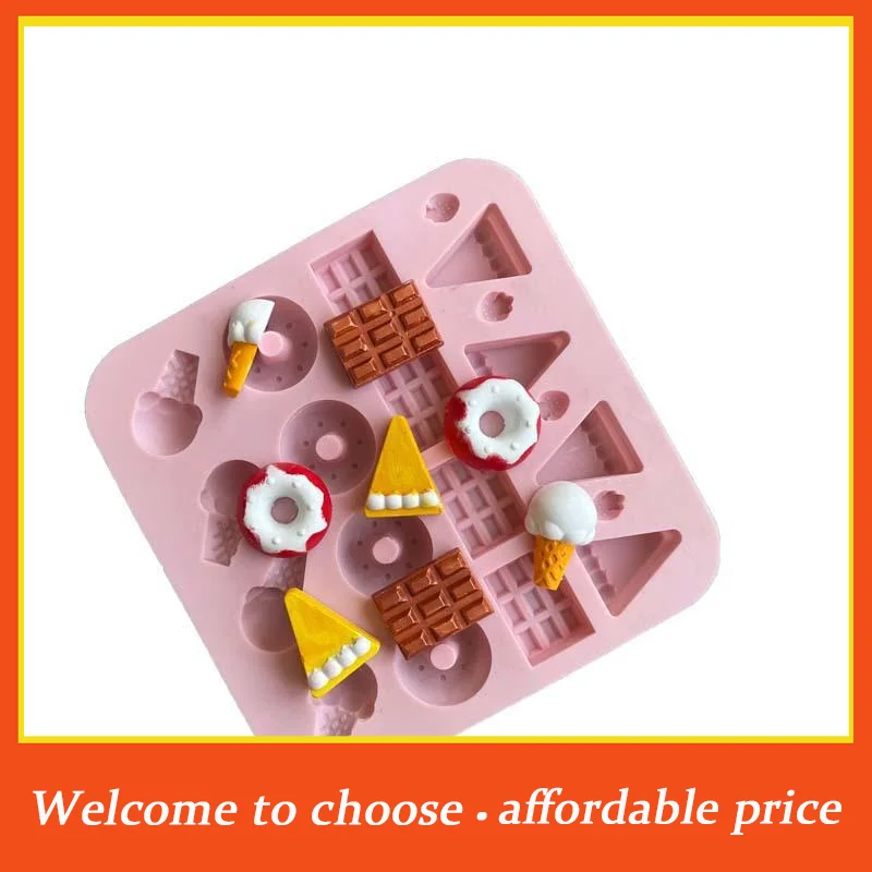 {}Sugarcraft Candy Donuts Silicone Molds Fondant Cake Decorating Chocolate Wedding Decoration Mould