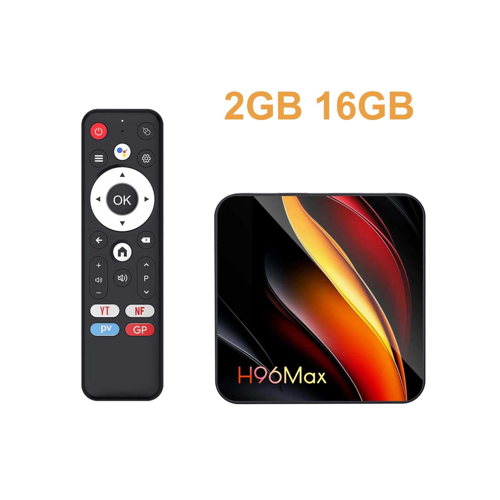 H96 MAX H313 Smart TV Box Android 14 TV Box 4K@60fps 100M/LAN Dual Wifi6 BT5.0 Google Voice Assistant Media Player Set Top Box