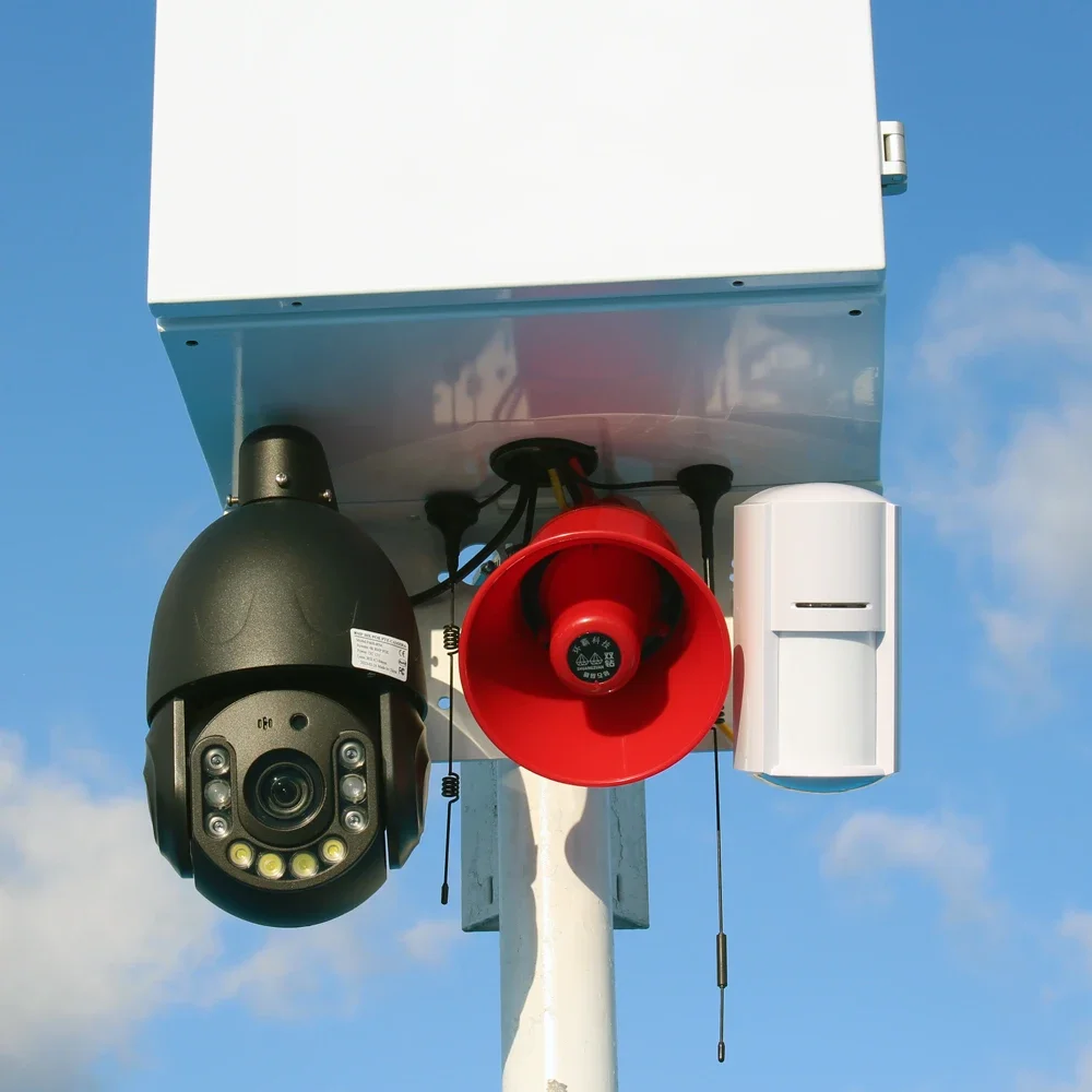 SZGOING 8MP Sensor 30X Optical Zoom Ptz with PIR Alarm 2000G Solar Powered 4g Lte Cctv Camera