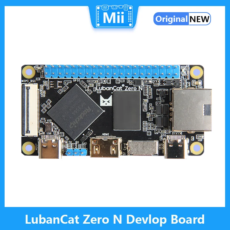 

LubanCat Zero N Card Computer RK3566 Development Board 1GB/4GB Gigabit Ethernet Port 1TOPS NPU 4K Decoding USB Host