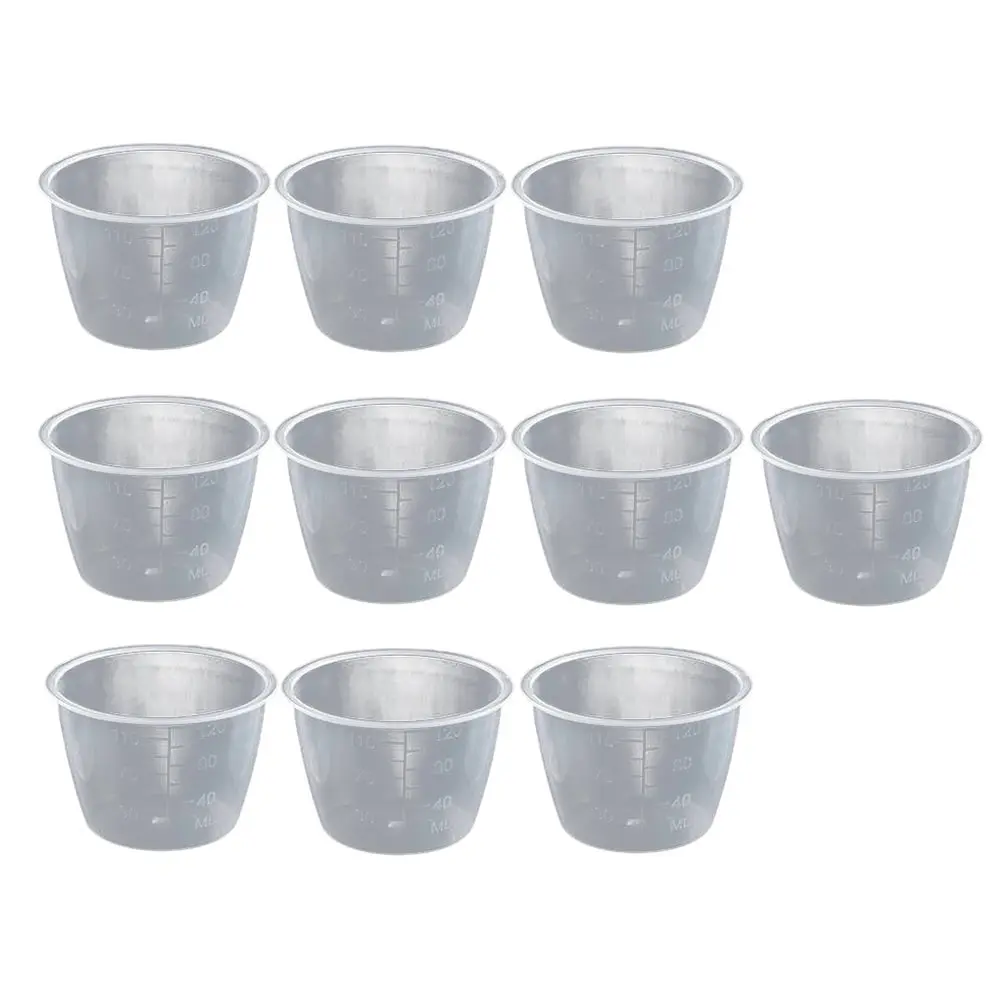 

30pcs Measuring Cup 120ml Rice Cooker Accessory Translucent Scale Tool Plastic Kitchen Measurement Rice Measuring Tool