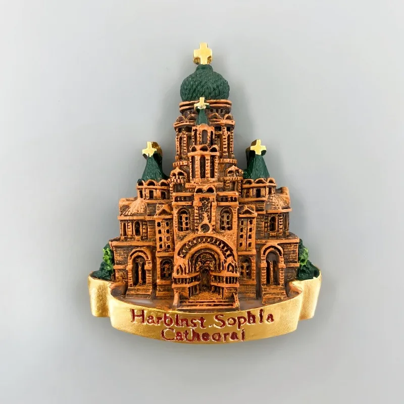 China Fridge Magnets Message Board Decorative Sanya Chengdu Harbin Hangzhou Travel Souvenir Asia Refrigerator Sticker Home Decor