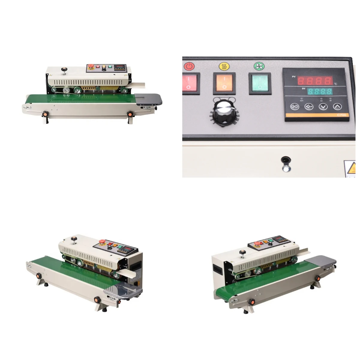 

STLZhuoyu FR-770 Small Coffee Tea Plantain Chips Aluminum Foil Plastic Bag Automatic Horizontal Packaging Sealing Machine