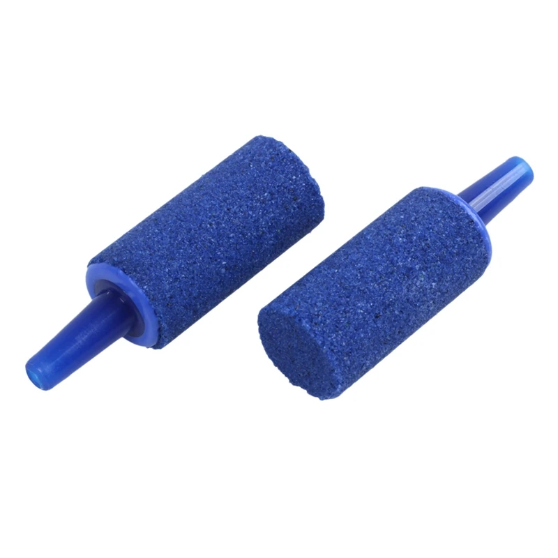 DT15 30 Pieces Fish Tank Mineral Bubbles Air Stone, Aquarium Oxygen Stone, Blue, 3.9x1.3cm, for Fish Tank - view 6